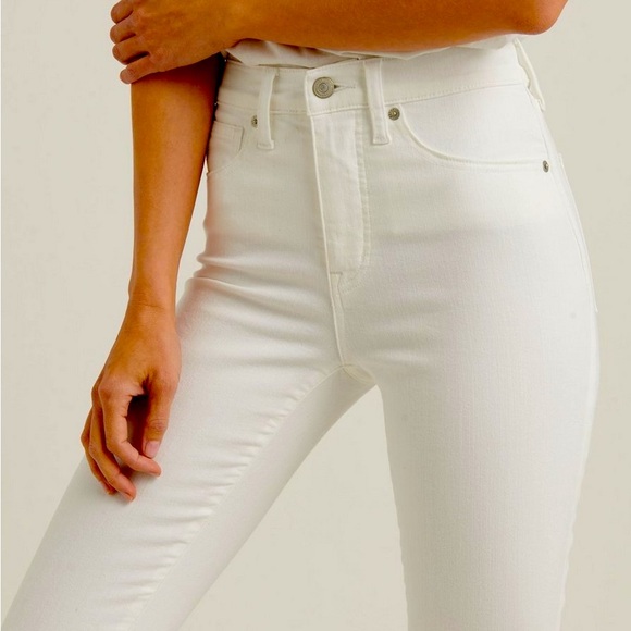 MWT Lucky‎ Brand Bridgette Hogh Rise Skinny Jeans White size 14 32” length - Picture 1 of 6